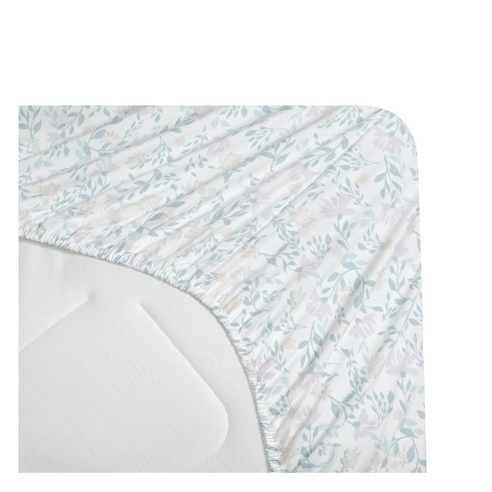 ชุดผ้าปูที่นอน 6 ฟุต (ชุด 3 ชิ้น) HOME LIVING STYLE DUO FLORA สี GREY (แพ็กคู่)