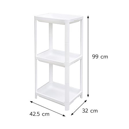 ชั้นวางของ 3 ชั้น STACKO FLEXI 32x42.5x99 ซม. สีขาว_5