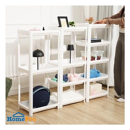 ชั้นวางของ 4 ชั้น STACKO FLEXI 32x42.5x101 ซม. สีขาว_3