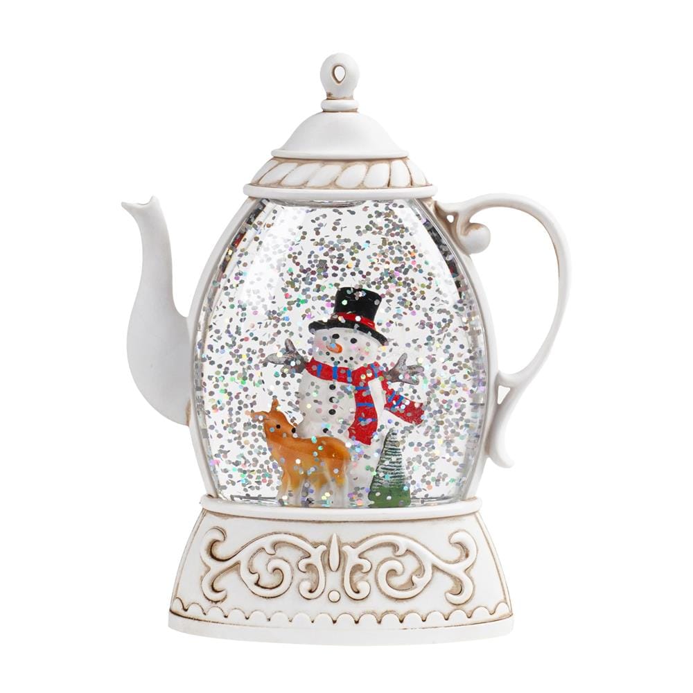ของตกแต่ง SNAZZ SNOW LAMP 10x13.5 ซม. สีขาว_0