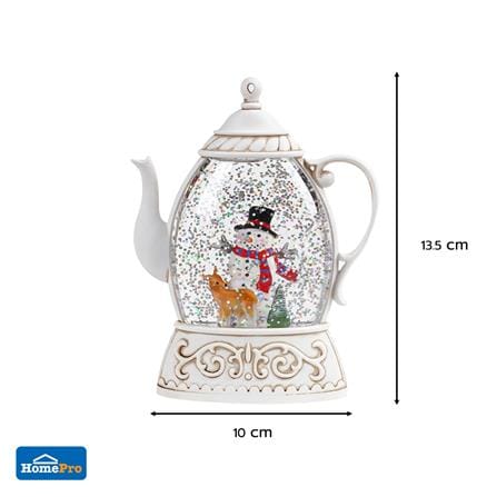 ของตกแต่ง SNAZZ SNOW LAMP 10x13.5 ซม. สีขาว_6