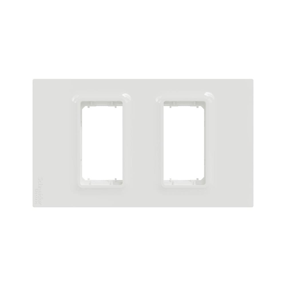 หน้ากาก 2 ช่อง SCHNEIDER M3TS01XS_WE MILUZ