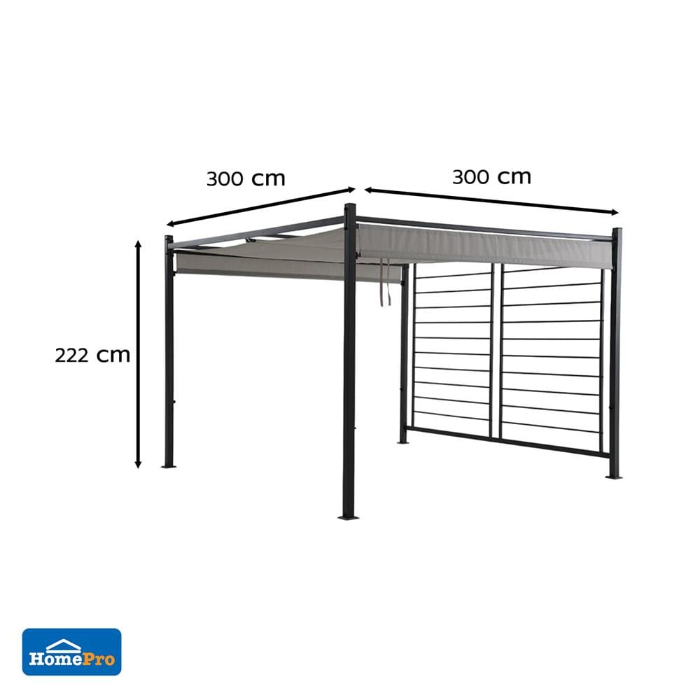 เต็นท์สนาม SPRING KOTA PLUS 3x3 เมตร สีดำ