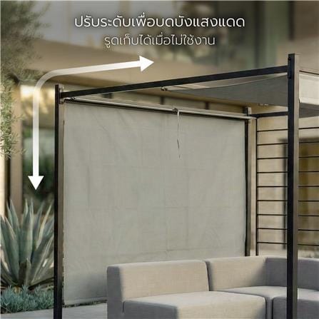 เต็นท์สนาม SPRING KOTA PLUS 3x3 เมตร สีดำ_6