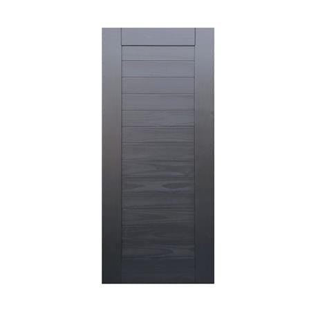 ประตูไม้สน ไม่เจาะลูกบิด D2D ECO PINE EZERO29 80x200 ซม. สี BLACK ASH_0