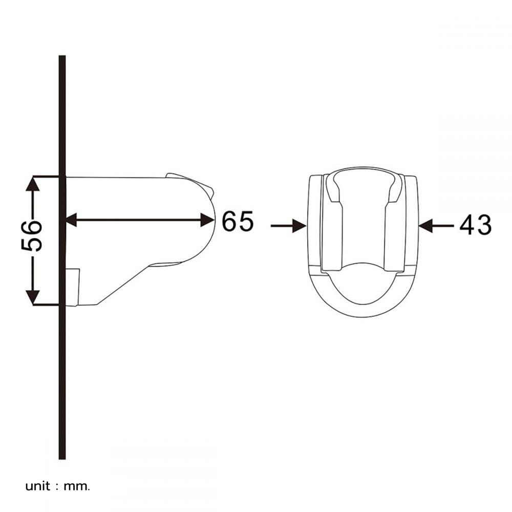 ขอแขวนฝักบัว RASLAND G722-G3366