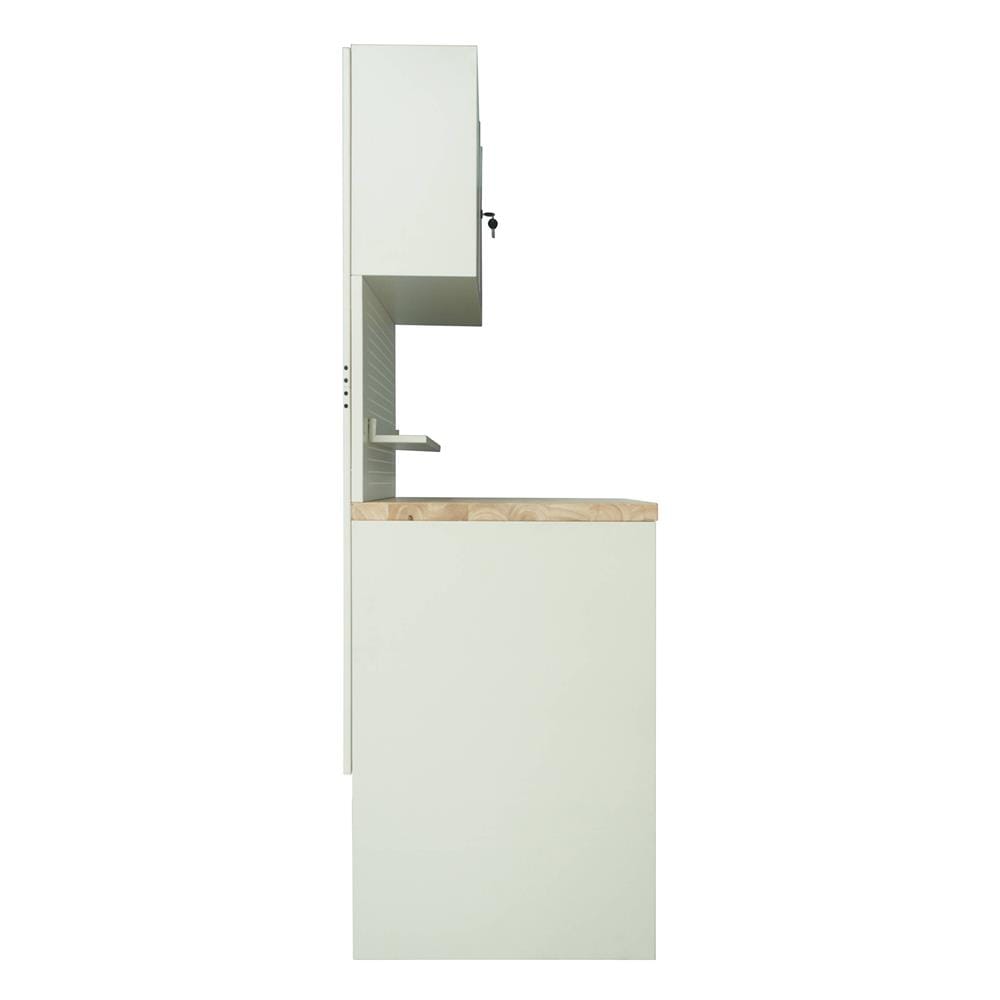 ตู้เหล็ก + WORK STATION FURDINI BROOK 80 ซม. สี WOOD/IVORY