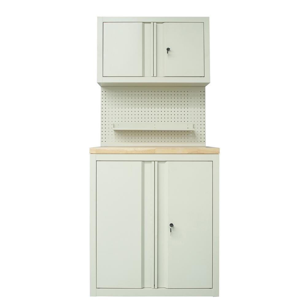ตู้เหล็ก + WORK STATION FURDINI BROOK 80 ซม. สี WOOD/IVORY_1