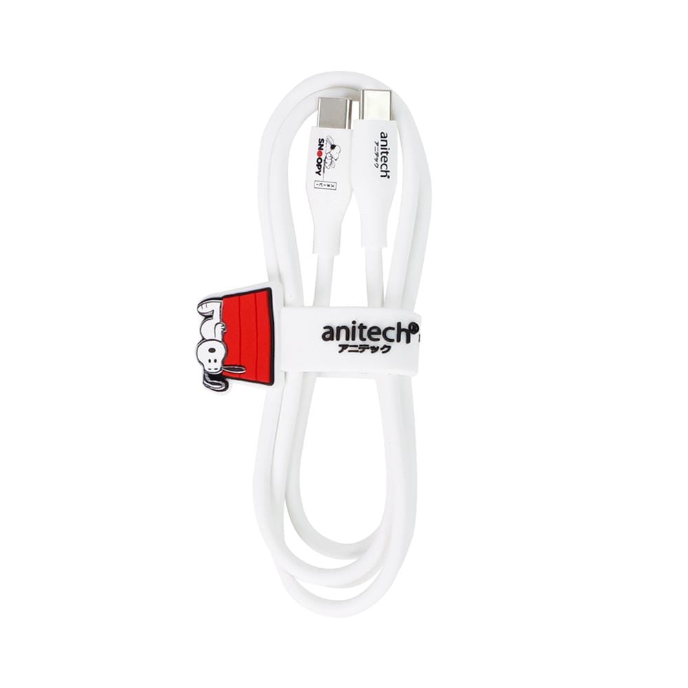 สายชาร์จ TYPE-C to TYPE-C ANITECH SNP-C001 สีขาว