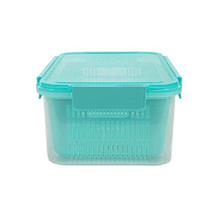 กล่องจัดเก็บในตู้เย็น KECH GRASSY 5,500 มล. สีเขียว/ใส_2