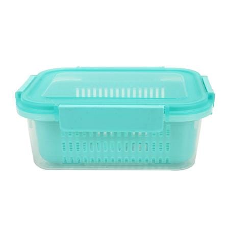 กล่องจัดเก็บในตู้เย็น KECH GRASSY 1,350 มล. สีเขียว/ใส_1