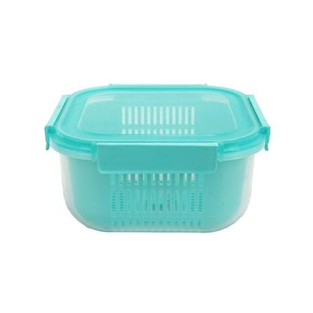 กล่องจัดเก็บในตู้เย็น KECH GRASSY 2,200 มล. สีเขียว/ใส_1