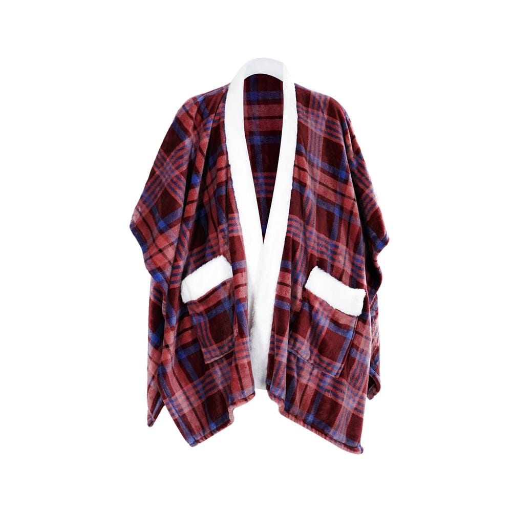 ผ้าห่มคลุมไหล่ HOME LIVING STYLE TARTAN 50x70 นิ้ว สี RED_1