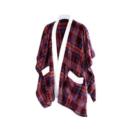 ผ้าห่มคลุมไหล่ HOME LIVING STYLE TARTAN 50x70 นิ้ว สี RED_2