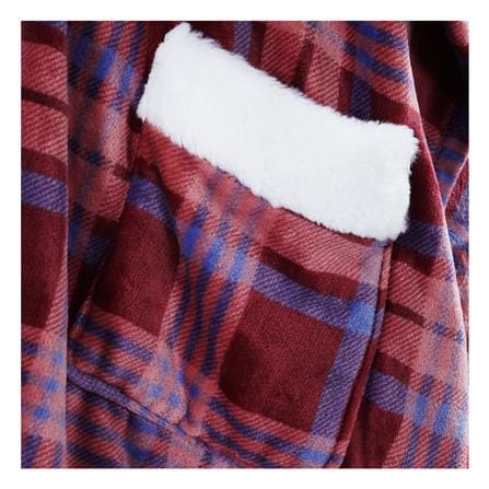 ผ้าห่มคลุมไหล่ HOME LIVING STYLE TARTAN 50x70 นิ้ว สี RED_4