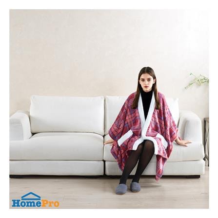 ผ้าห่มคลุมไหล่ HOME LIVING STYLE TARTAN 50x70 นิ้ว สี RED_6