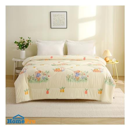 ผ้าห่ม HOME LIVING STYLE BUNNY GARDEN 70x90 นิ้ว สี CREAM_6