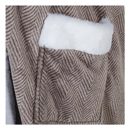 ผ้าห่มคลุมไหล่ HOME LIVING STYLE NEST 50x70 นิ้ว สี BROWN_4