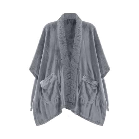 ผ้าห่มคลุมไหล่ HOME LIVING STYLE HUG 50x70 นิ้ว สี GREY_0