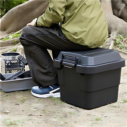 กล่องเครื่องมือ DIY TRUSCO BLKC-30 30 ลิตร สีดำ_2