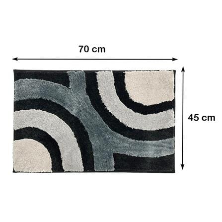 พรม HOME LIVING STYLE CURVE 45x70ซม. สีดำ_10