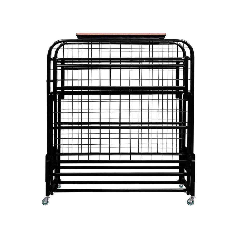 เตียงพับพร้อม TOPPER THAIBULL SSTPE245-105(TNR) สีดำ