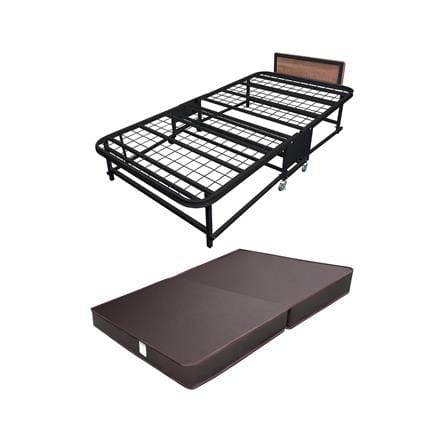 เตียงพับพร้อม TOPPER THAIBULL SSTPE245-105(TNR) สีดำ_3
