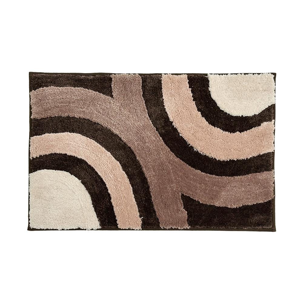 พรม HOME LIVING STYLE CURVE 45x70 ซม. สีน้ำตาล_1