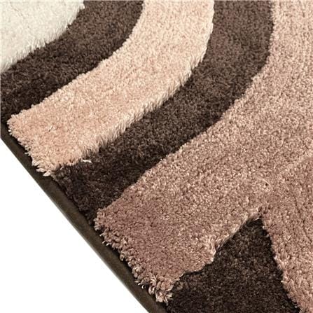 พรม HOME LIVING STYLE CURVE 45x70 ซม. สีน้ำตาล_3