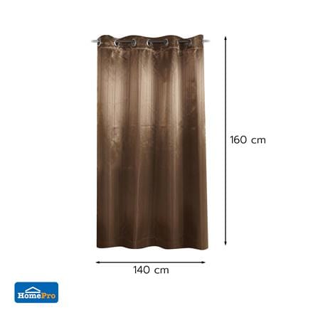 ผ้าม่าน EYELET HOME LIVING STYLE VIERA UV 140x160 ซม. สีน้ำตาล_11