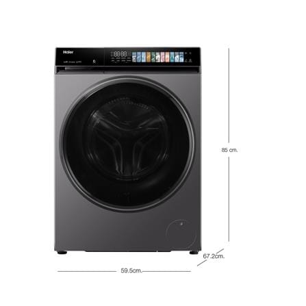 เครื่องซักอบผ้าฝาหน้า HAIER HWD140-BP14367S8U1 14/8 กก. 1400RPM อินเวอร์เตอร์ สีดำเงิน_16