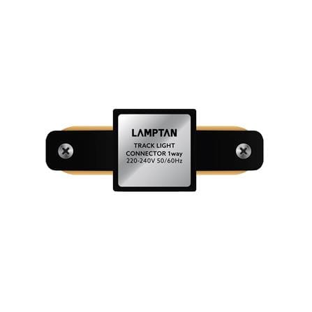 ข้อต่อรางไฟแทรกไลท์ LAMPTAN TRACK CONNECTOR 1 WAY สีดำ_2