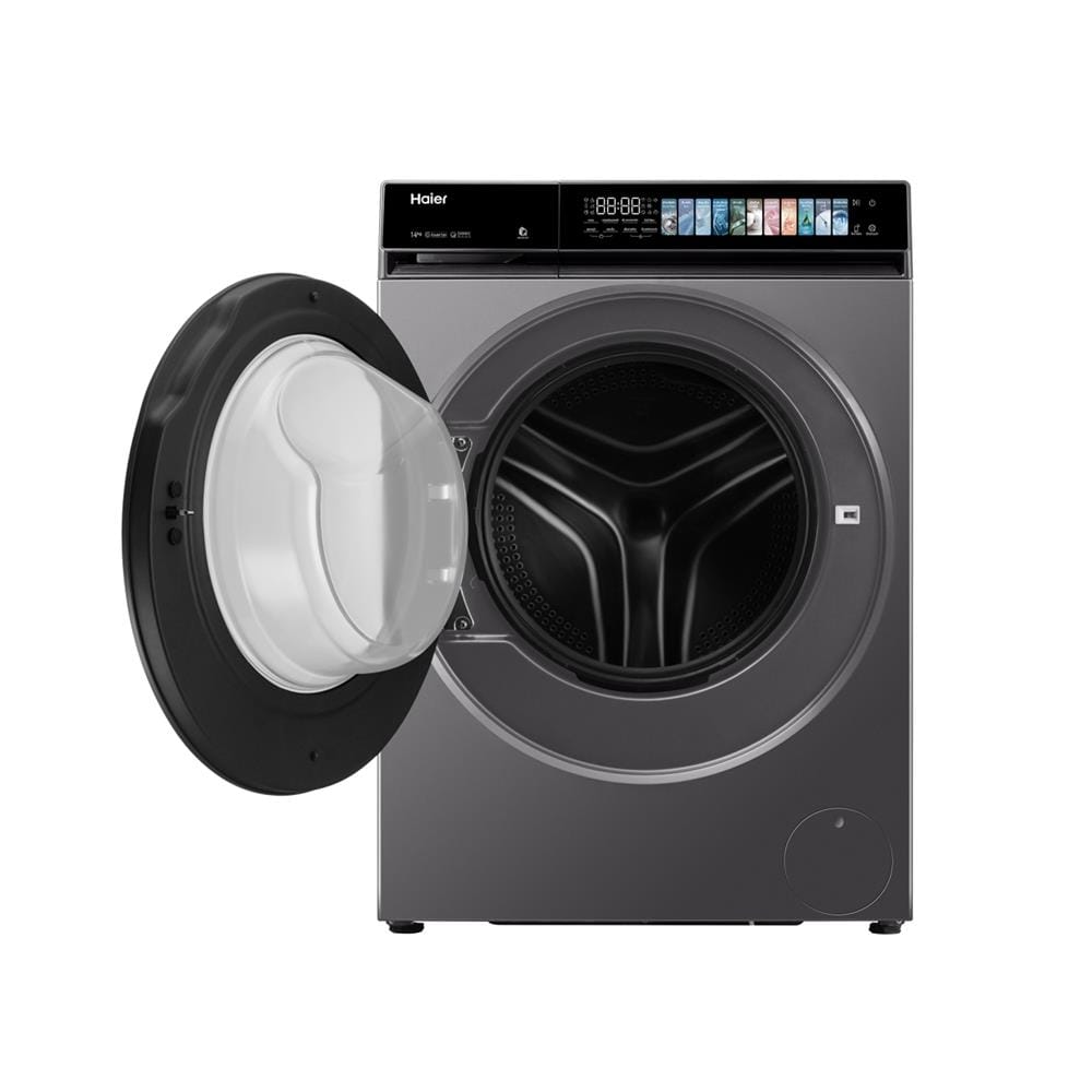เครื่องซักผ้าฝาหน้า HAIER HW140-BP14367S8U1 14 กก. 1400 RPM อินเวอร์เตอร์ สีดำเงิน