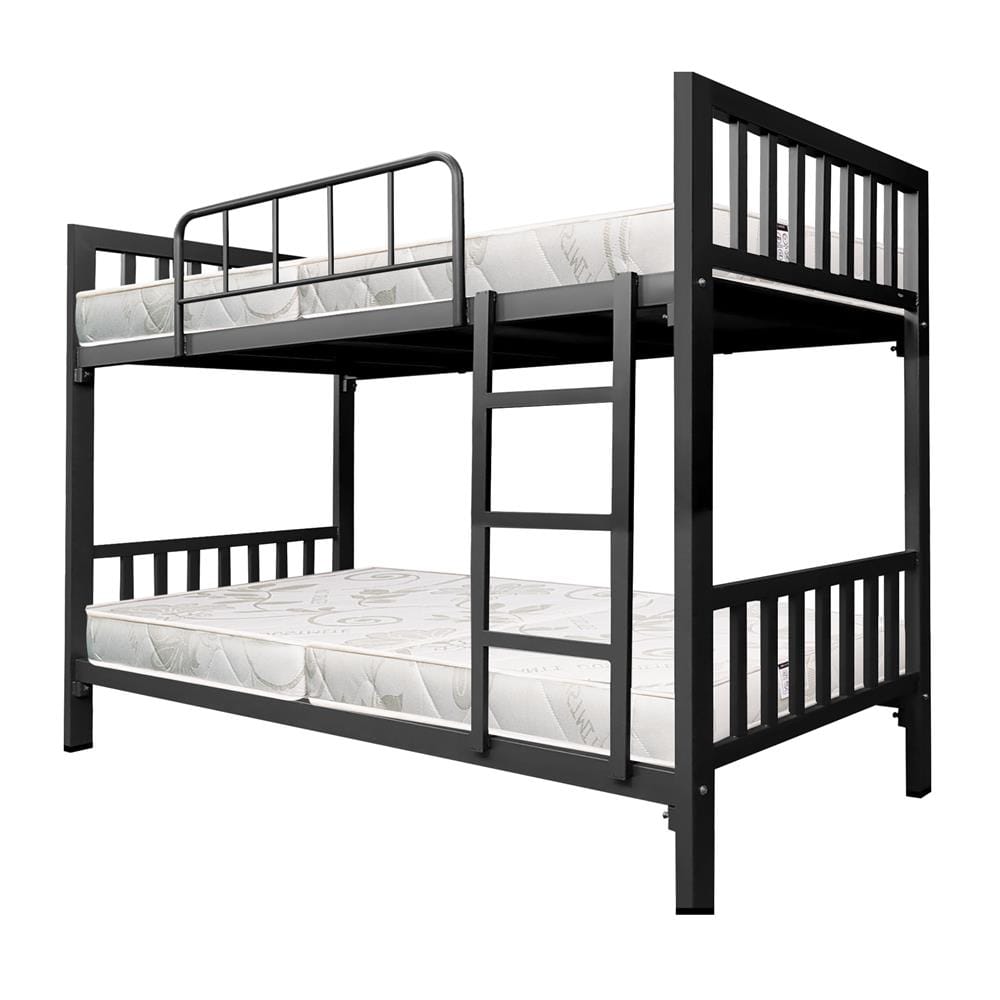 เตียง 2 ชั้น THAIBULL SST2F-TNR4-105 สีดำ/เบาะสีครีม