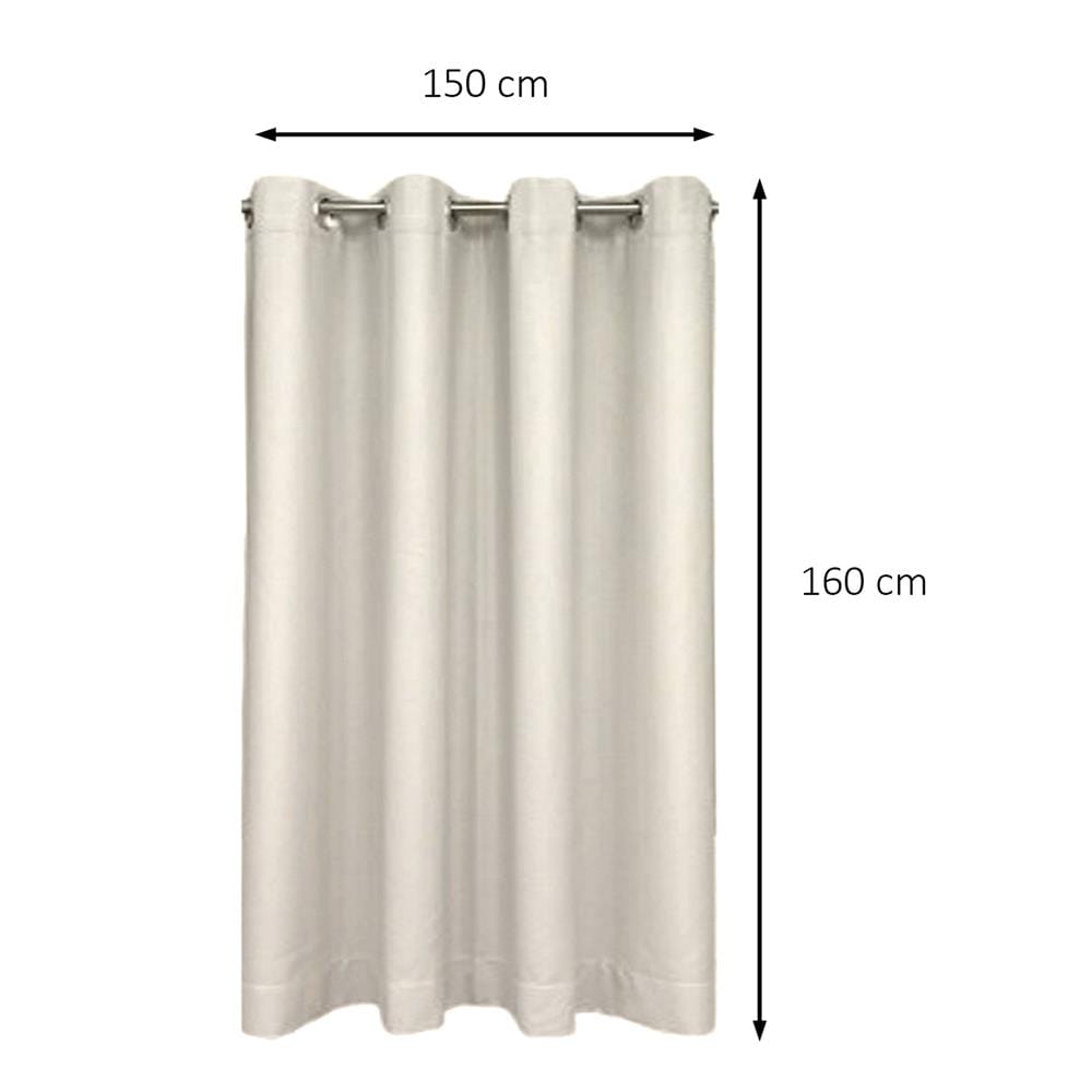 ผ้าม่าน EYELET HOME LIVING STYLE GROVE UV 150x160 ซม. สีครีม