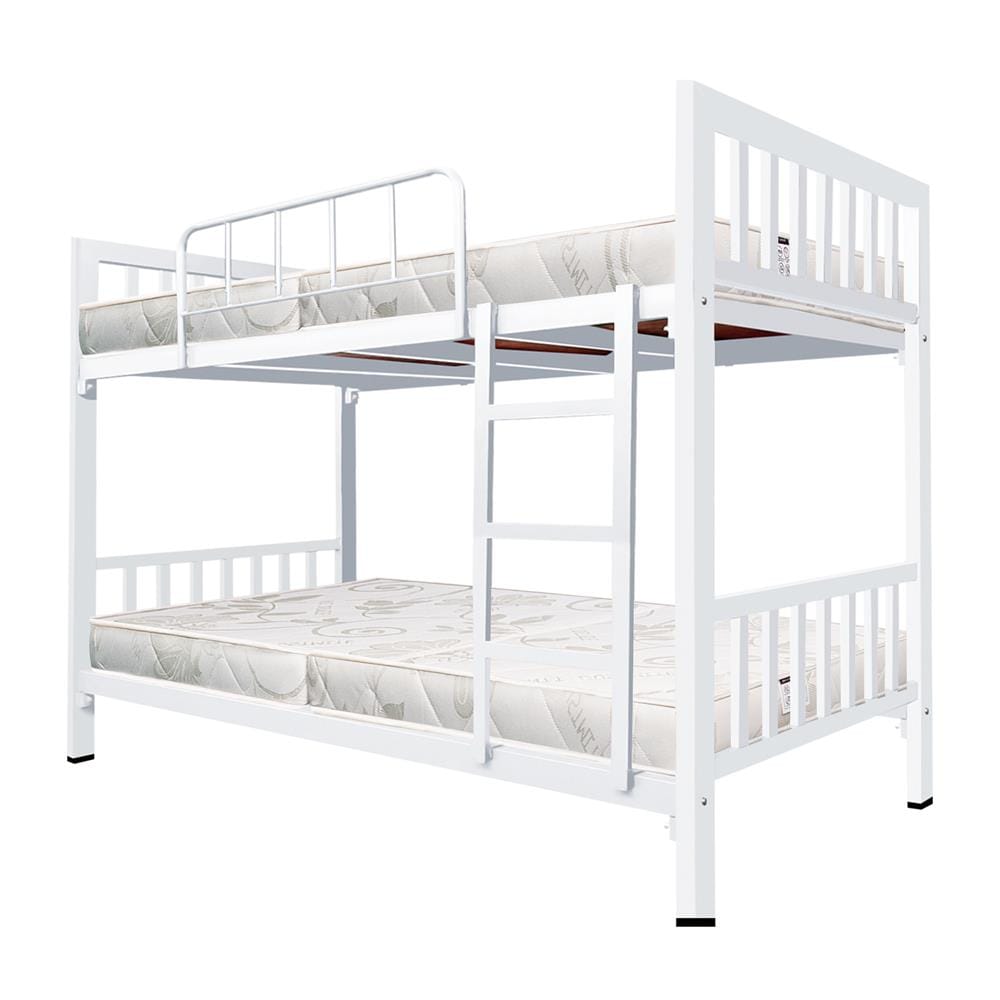 เตียง 2 ชั้น THAIBULL SST2F-TNR4-105 สีขาว/เบาะสีครีม