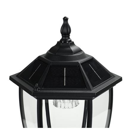 ไฟหัวเสา SOLAR CARINI 1602FL 3 วัตต์ DAYLIGHT/COOL WHITE/WARM WHITE สีดำ_1