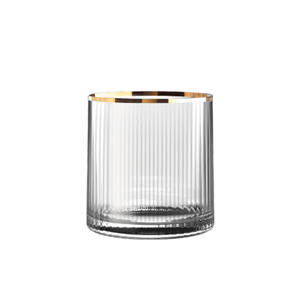ชุดแก้วไวน์ 350 มล. และแก้วน้ำ 355 มล. OCEAN GLASS ANNIVERSARY MADISON WH GOLD RIMMING