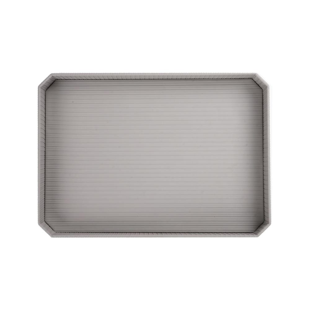 ถาด PVC KECH ARRAY 35x25x4 ซม. สีเทา