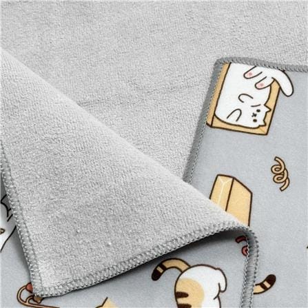 ผ้าอเนกประสงค์ SNAZZ MAGIC CAT 55x55 ซม. สีเทา_1