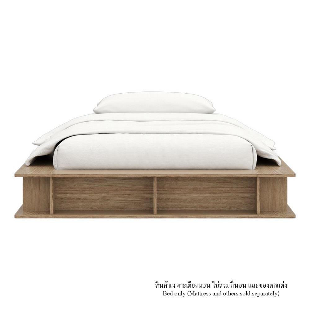 เตียง 3.5 ฟุต KONCEPT TOMO-S 19240514 สีแคชชูโอ๊ค