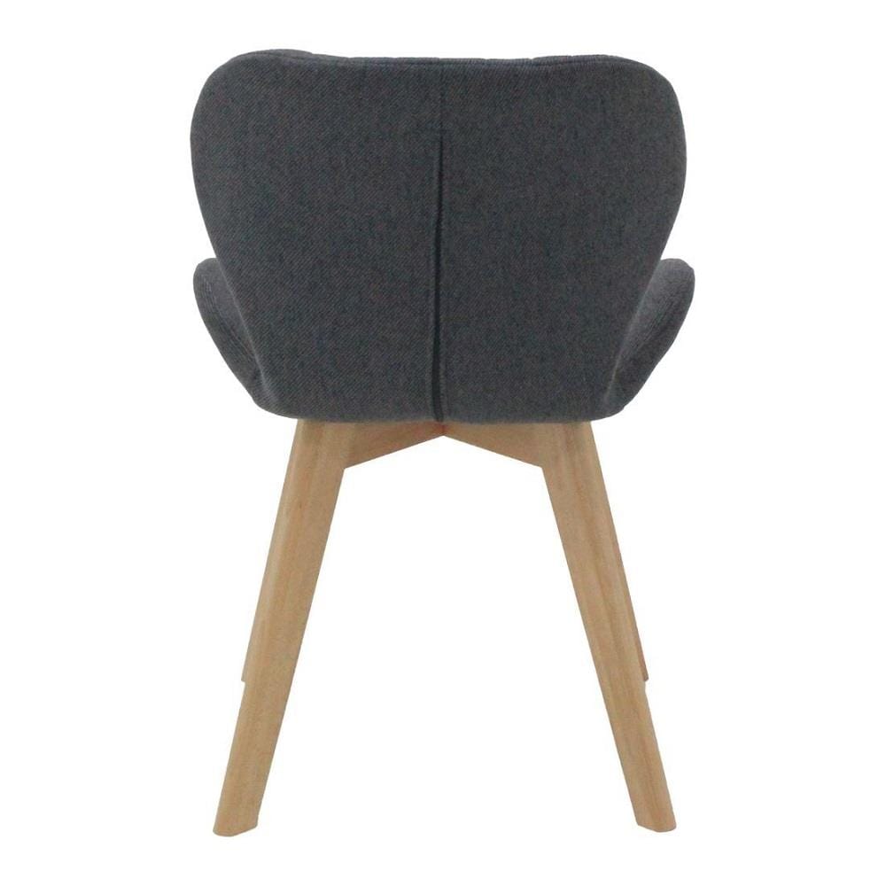 เก้าอี้ทานข้าว SB FURNITURE YEARLING 59062930 สีเทาเข้ม (ชุด 2 ตัว)