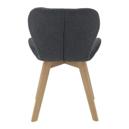 เก้าอี้ทานข้าว SB FURNITURE YEARLING 59062930 สีเทาเข้ม (ชุด 2 ตัว)_4