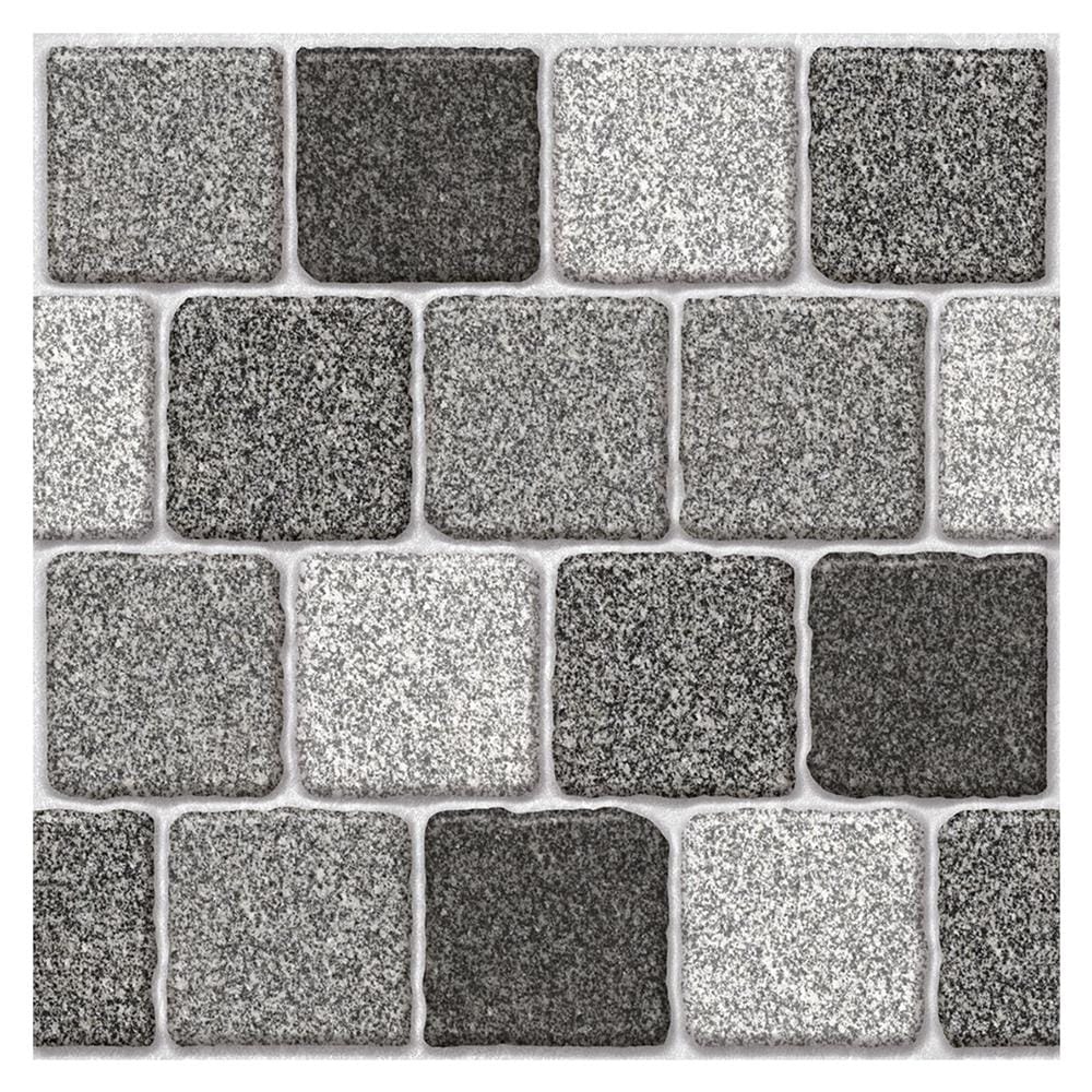กระเบื้องพื้น 16x16 นิ้ว SOSUCO หินสี่ทิศ มิกซ์-เทา PM 0.96 ตร.ม.
