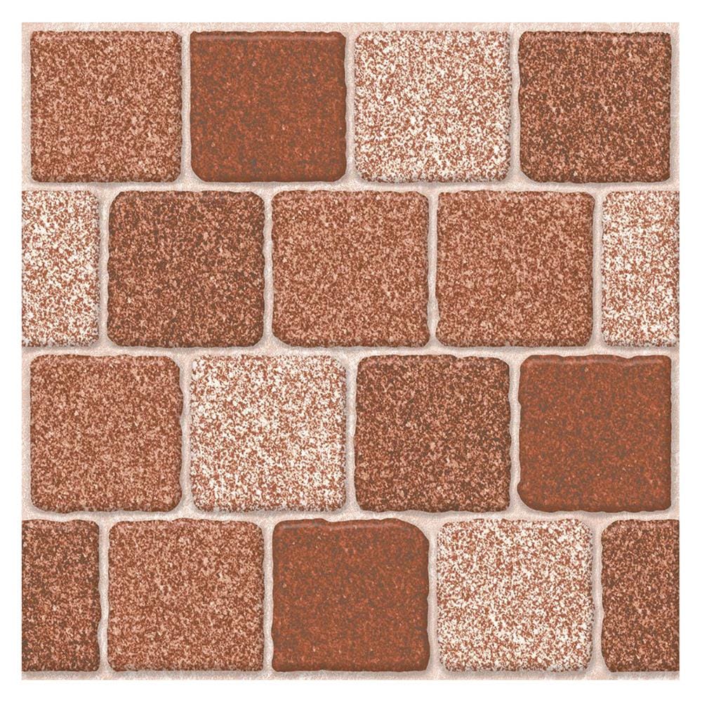 กระเบื้องพื้น 16x16นิ้ว SOSUCO หินสี่ทิศ มิกซ์ น้ำตาล PM 0.96 ตร.ม.