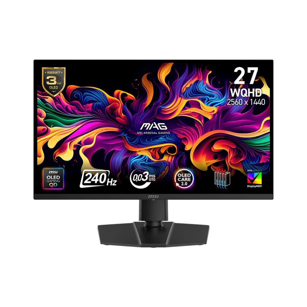 จอมอนิเตอร์ 27 นิ้ว MSI MAG 273QP QDOLED X24