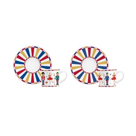 ชุดกาแฟ PORCELAIN 200 มล. BIALETTI SCHIACCIANOCI (แพ็ก 2 ชุด)_0