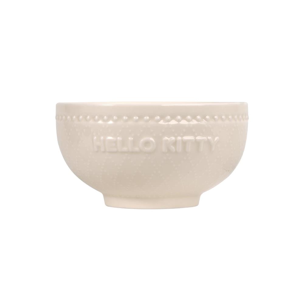 ชาม PORCELAIN 4.5 นิ้ว FOFO KITTY VINTAGE สีครีม