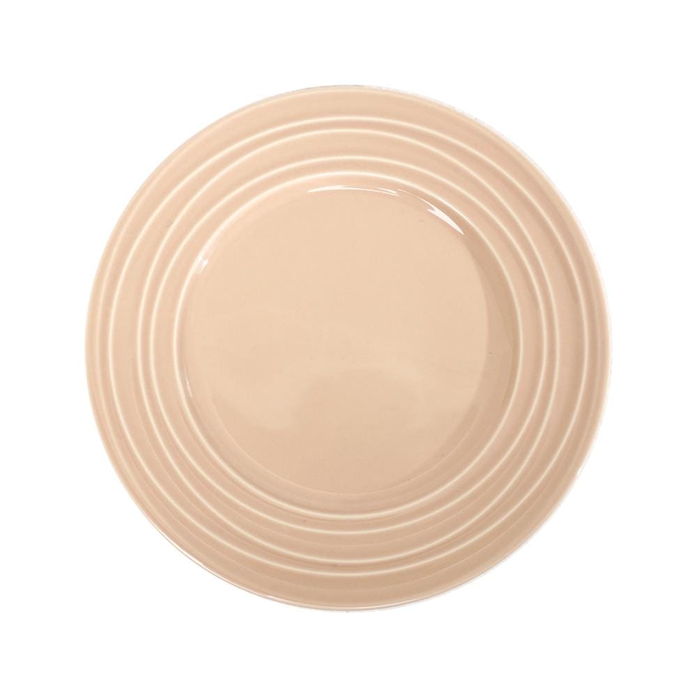จานตื้น FINE PORCELAIN 10 นิ้ว KECH AQUA PEACH