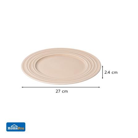 จานตื้น FINE PORCELAIN 10 นิ้ว KECH AQUA PEACH_4